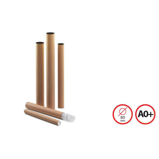 Picture of FAIBO POSTER TUBE CARD 110CM 80 DIAM WITH PL CAPS